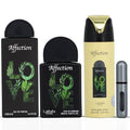 Lattafa Pride Affection 3pc Gift Set with Travel Atomizer
