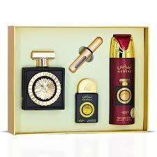 Lattafa Pride Nebras 3pc Gift Set with Travel Atomizer